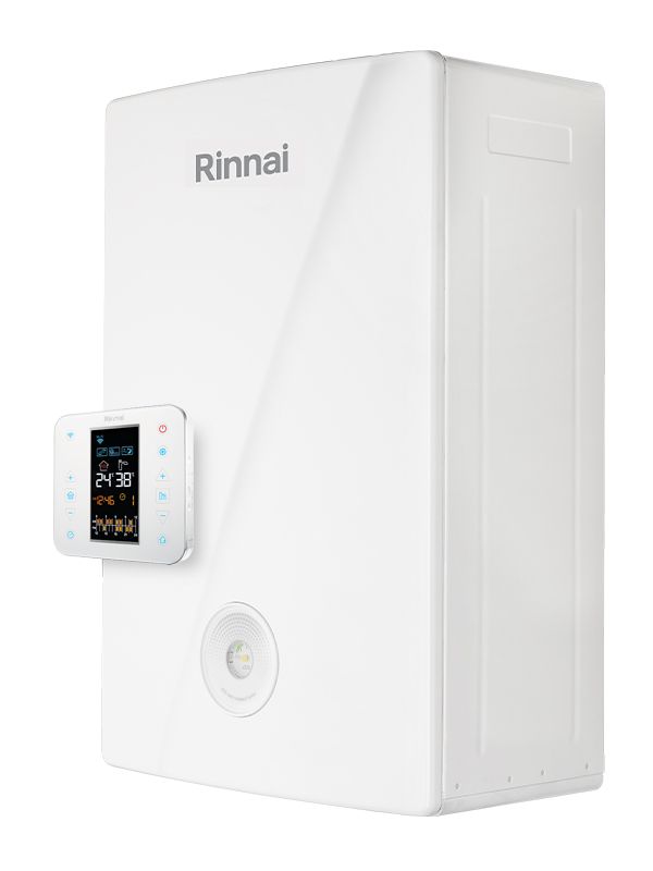 Rinnai condensatieketel Momiji 24 kW met geïntegreerde wifi-klokthermostaat methaangas, laag NOx-gas en standaard dubbele rookgasafvoerkit