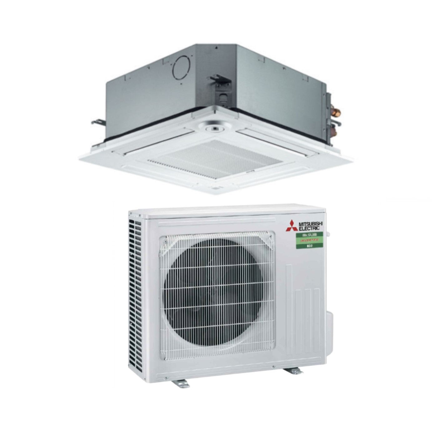 Airconditioner Mitsubishi Electric Inverter Cassetta 18000 Btu SLZ-M50FA R-32 Wi-Fi Optioneel met Telecom en Grid Inbegrepen