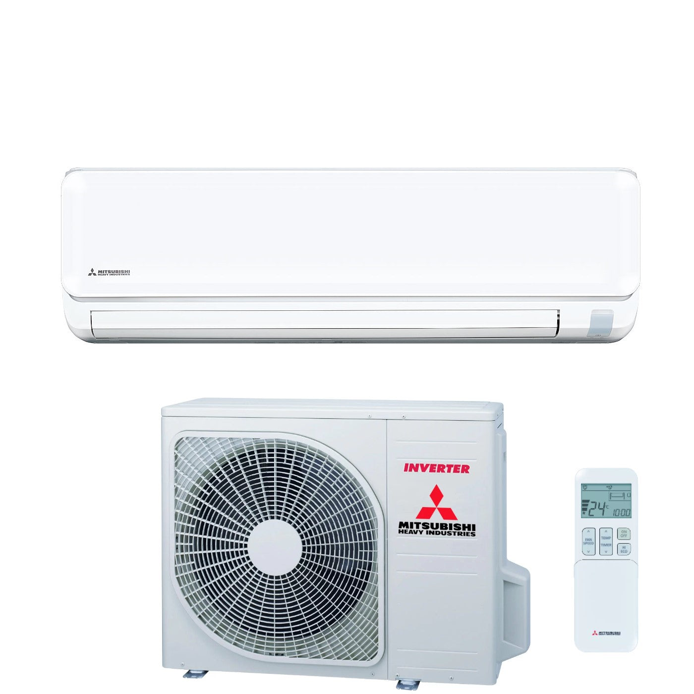 Airconditioner Mitsubishi Heavy Industries Inverter-serie KIREIA EVO 24000 Btu SRK 71 ZTL-W R-32 Wi-Fi geïntegreerd