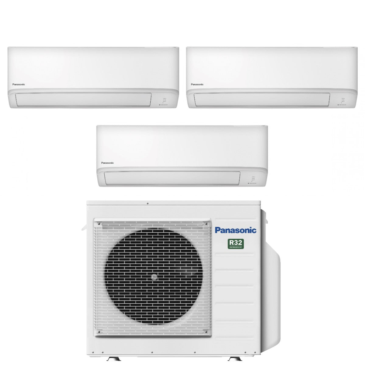 Panasonic Trial Split Airconditioner TZ Serie 7+7+7 met CU-3Z52TBE R-32 Wi-Fi Optioneel 7000+7000+7000