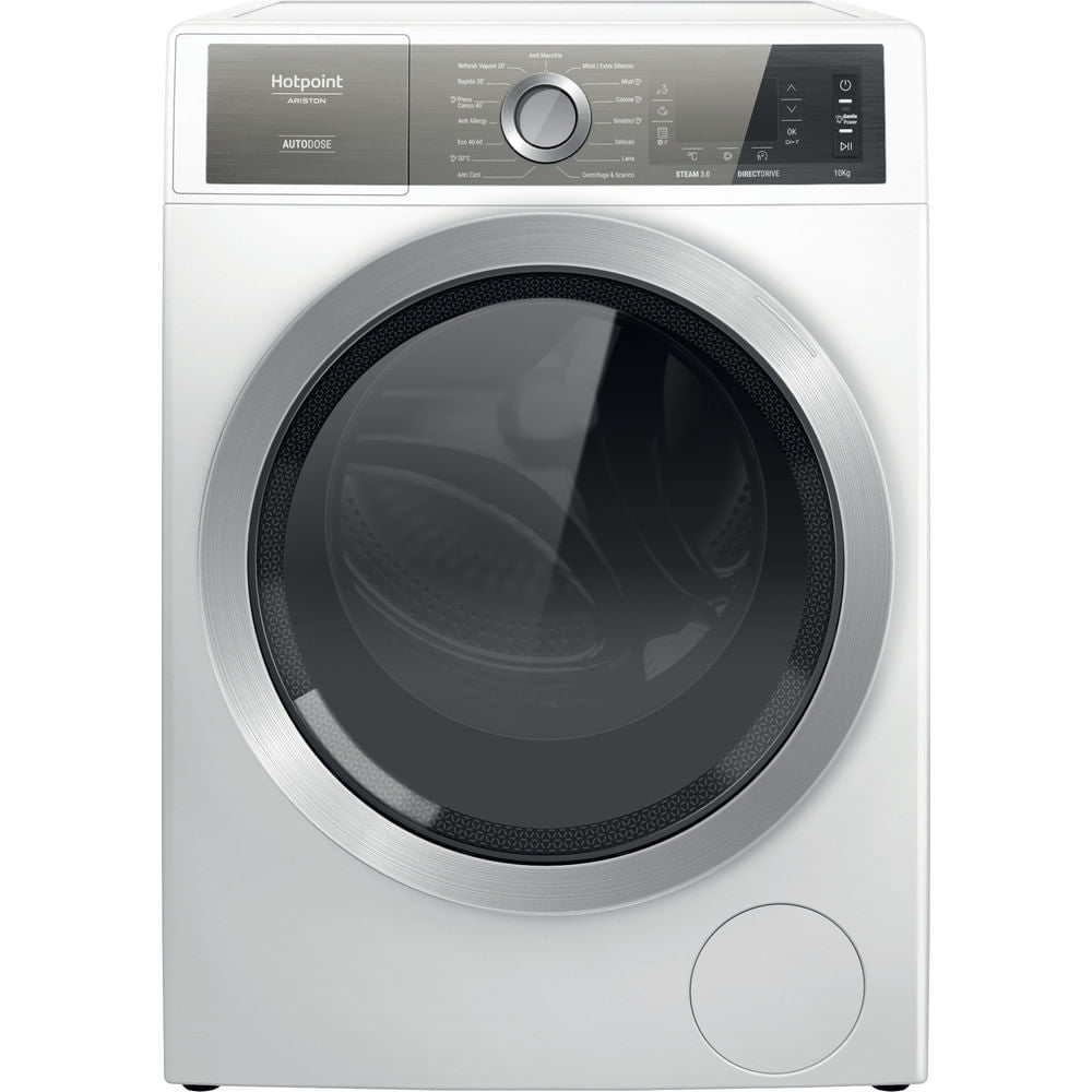Wasmachine voorlader Hotpoint Ariston H8 W046WB IT 10 kg klasse A 1400 draai (A84xL59,9xP64,3) PowerDrive-motor met stoomverhoging