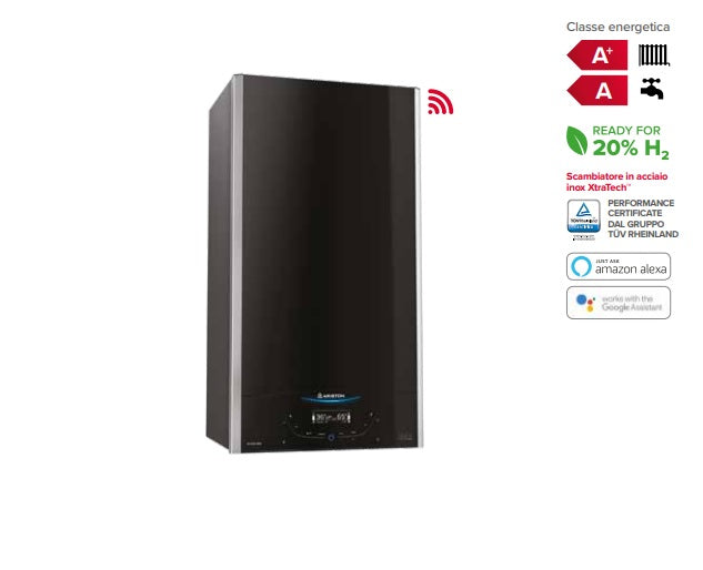 Ariston ALTEAS ONE+ NET 30 kW Wi-Fi geïntegreerd Methan/Gpl complete rookdownloadkit 3301772