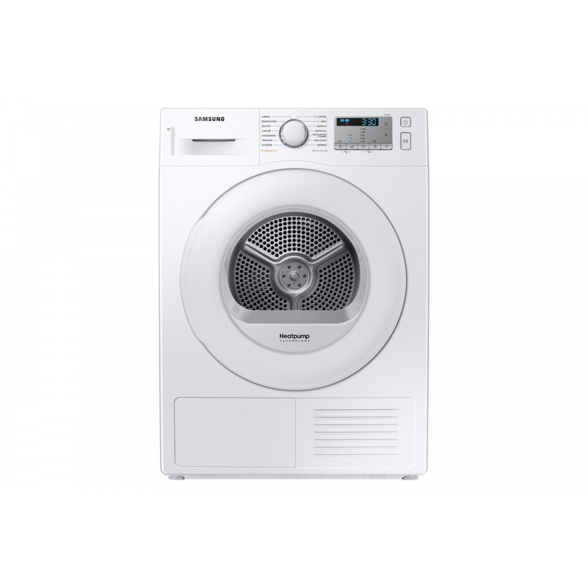 Samsung DV90TA040TH CRYSTAL ECODRY Klasse A++ Voorlader Droger 9 kg