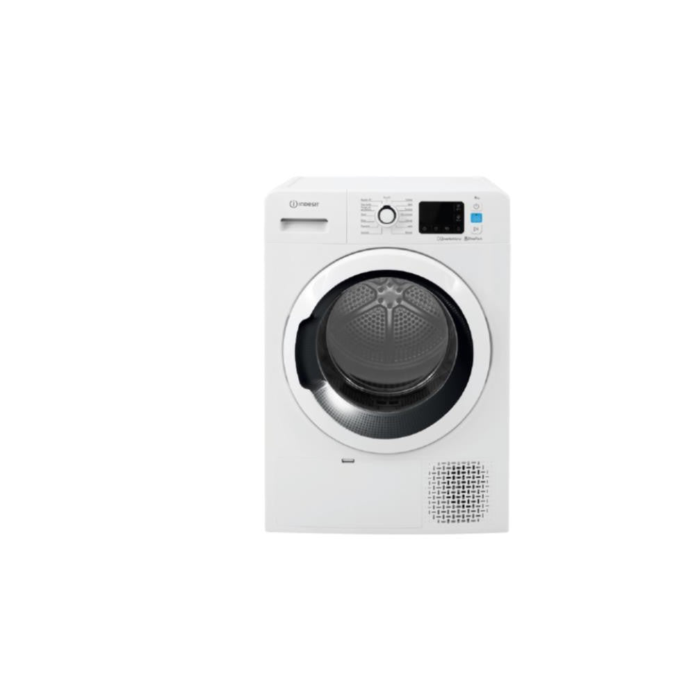 Indesit DROGER Warmtepompdroger 8 kg BxDxH 59,5x67,5x84,9) Invertermotor Bpm Eenvoudig te reinigen filter Digitaal display Klasse A+++ YTNM1183KRXIT
