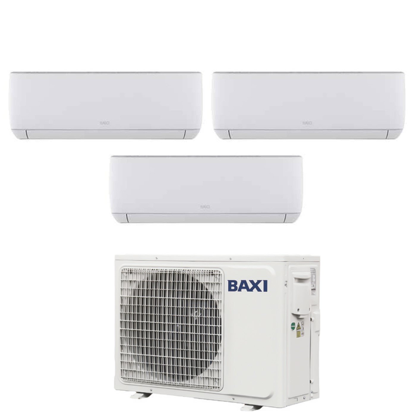 Baxi Trial Split Inverter Airconditioner ASTRA 9+9+12 serie met LSGT70-3M R-32 Wi-Fi Optioneel 9000+9000+12000 - Nieuw