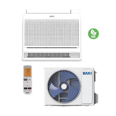 Airconditionerconsole Baxi Inverter-serie NIEUW 12000 Btu RZGNP35 + RZ2GT35 A++ A+ Wi-Fi optioneel