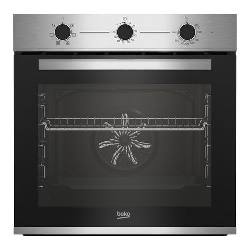 Beko geventileerde elektrische oven Beyond Bbie12100X klasse A 72 liter (A59,5xL59,4xP56,7) 6 functies Innox en zwart