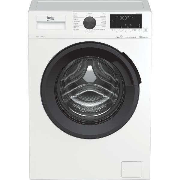 Wasmachine voorlader Beko 7 kg WUX71236AI-IT klasse D (A84xL60xP49) 1200 draaibeurten Steamcure Inverter Vapor-functie