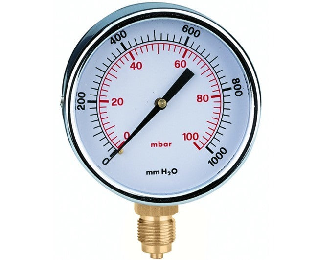 GASDRUKMETER 3/8 RAD.0-60 D.80 CAL