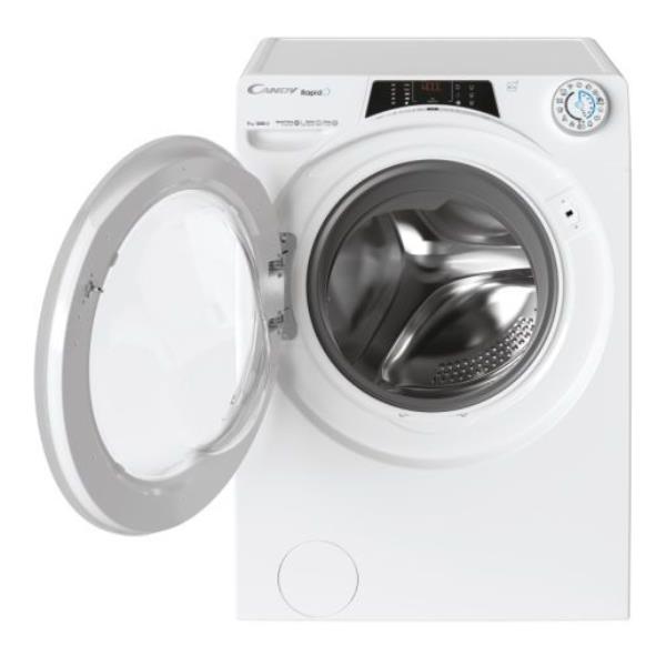 Wasmachine voorlader Candy Rapid RO1294DWMT/1-S 9 kg klasse A (A85xL60xP53) 1200-draads wifi + BLE stoommachine-omvormer