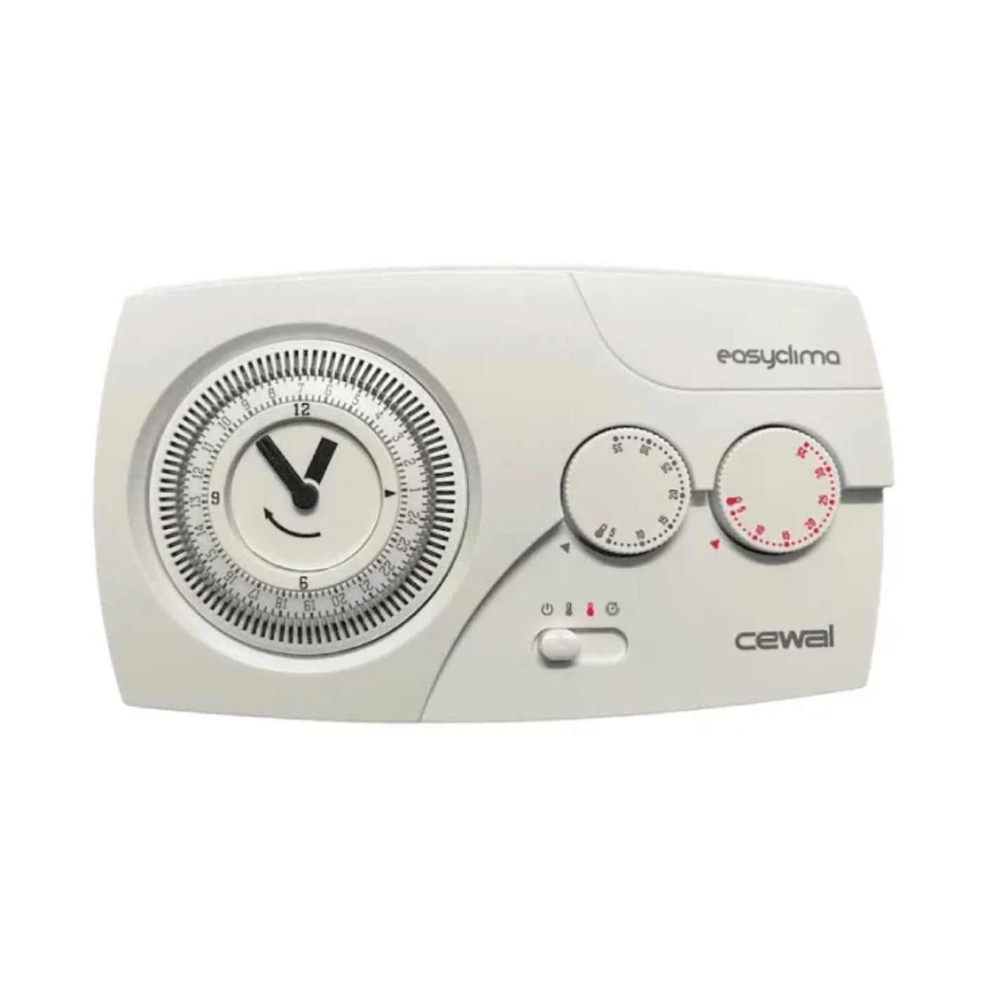 Elektromechanische chronothermostaatkop A Dagelijkse membraanbatterijen analoge klokverbinding Tweedraads model Cronog 24 H