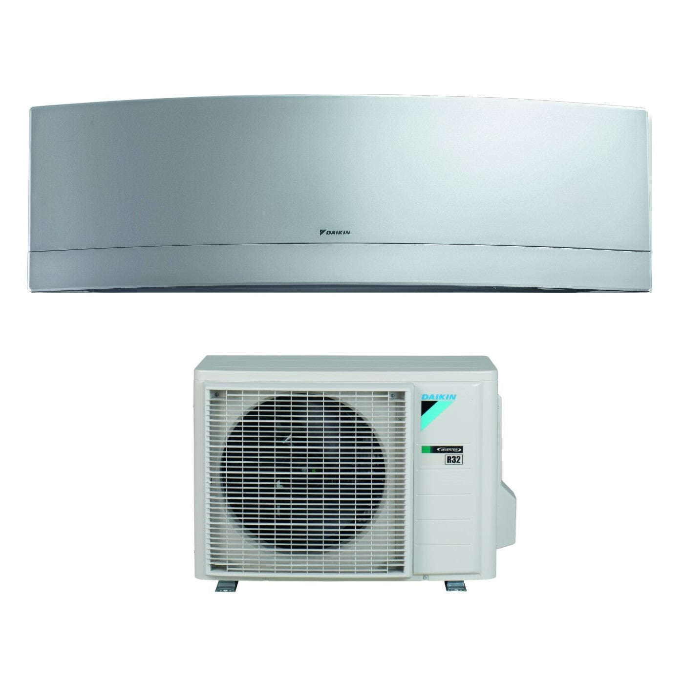 Daikin Bluevolution Inverter Airconditioner EMURA SILVER serie 12000 BTU FTXJ35MS R-32 Geïntegreerde Wi-Fi Klasse A++