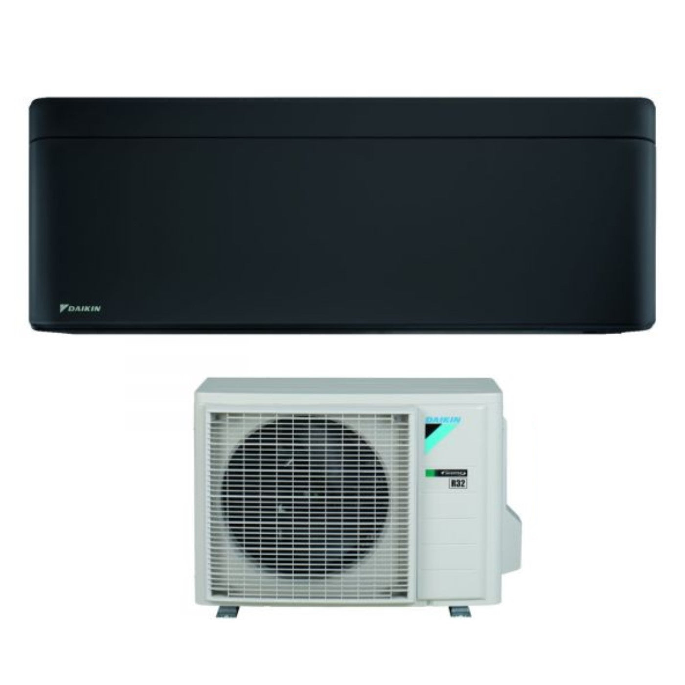 Daikin Bluevolution Inverter Airconditioner STYLISH TOTAL BLACK serie 7000 Btu FTXA20BB R-32 Geïntegreerde Wi-Fi Klasse A+++ Zwarte kleur