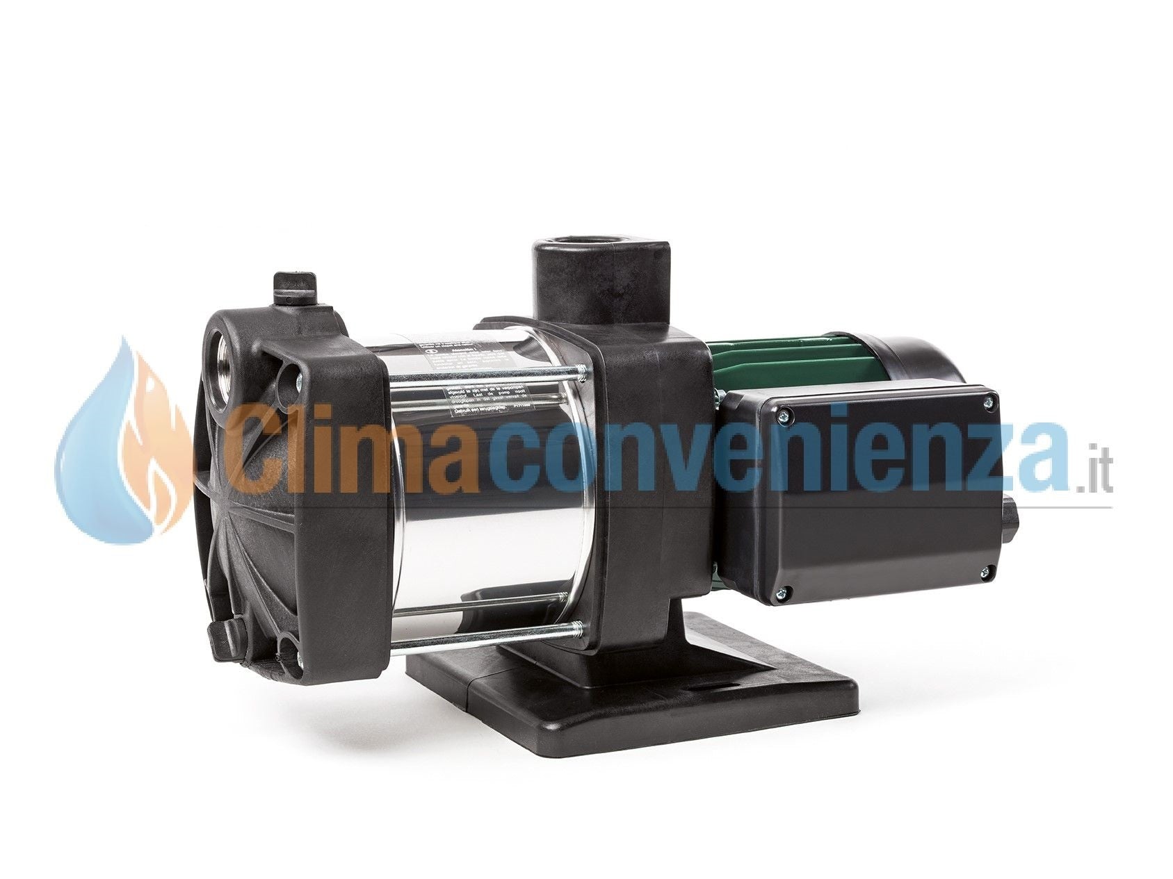 ZELFAANZUIGENDE HORIZONTALE MEERTRAPS ELEKTRISCHE POMP Model MULTI INOX 4 M HP 1