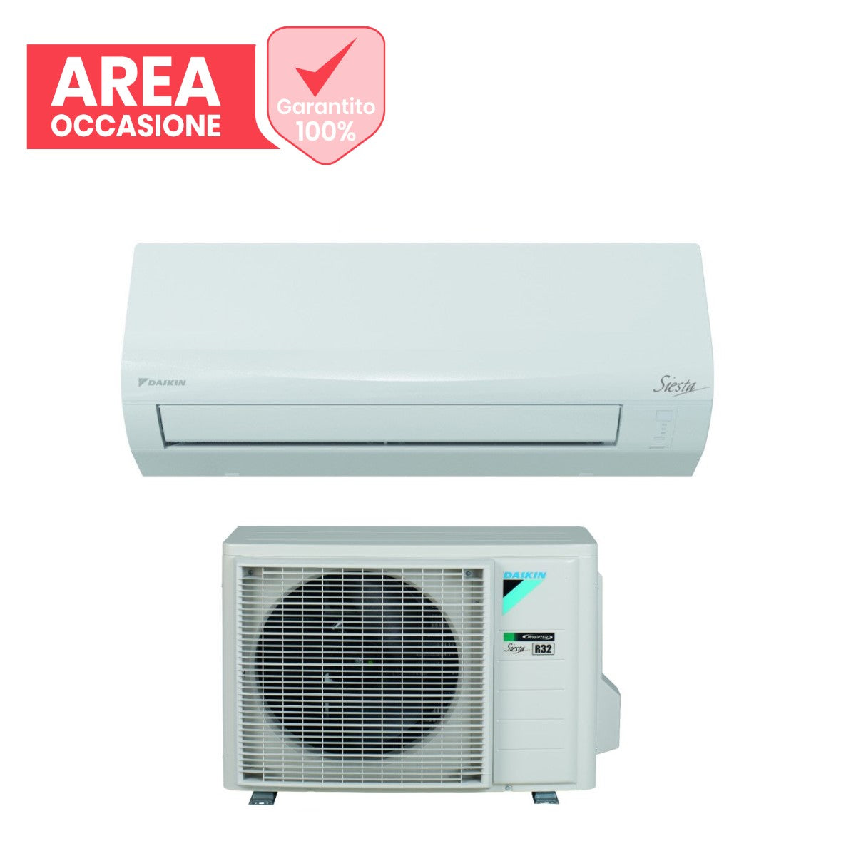 Retouren 2287 Airconditioner Daikin Inverter-serie SIESTA ATXF-F 9000 Btu ATXF25F + ARXF25F R-32 Wi-Fi Geïntegreerd Klasse A++/A+
