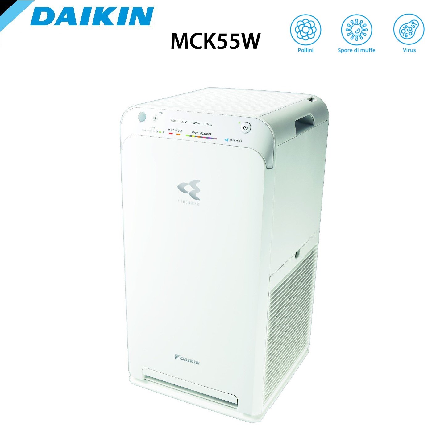 Daikin MC55W Luchtreiniger met dubbele afstandsbediening