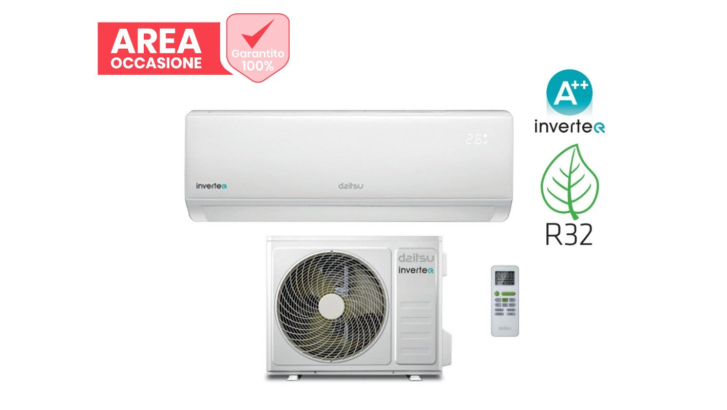 Retouren IN DE GEBIED Airconditioning Daitsu inverterlijn DR 12000 btu DS-12KIDR / DOS-12KIDR R-32 Wi-Fi Optioneel A++/A+
