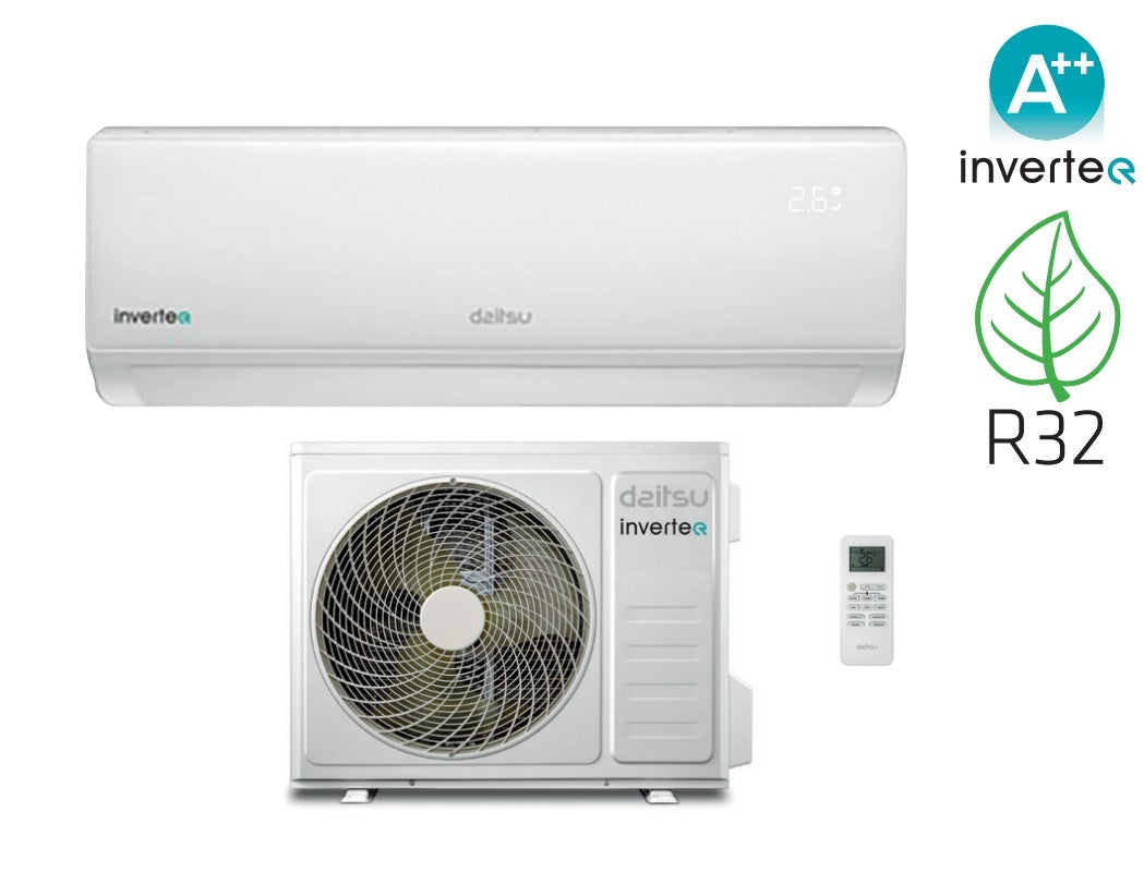 Daitsu inverter airconditioner DR-lijn 24000 btu DS-24KDR-2 / DOS-24KDR-2 R-32 Wi-Fi Optioneel A++/A+