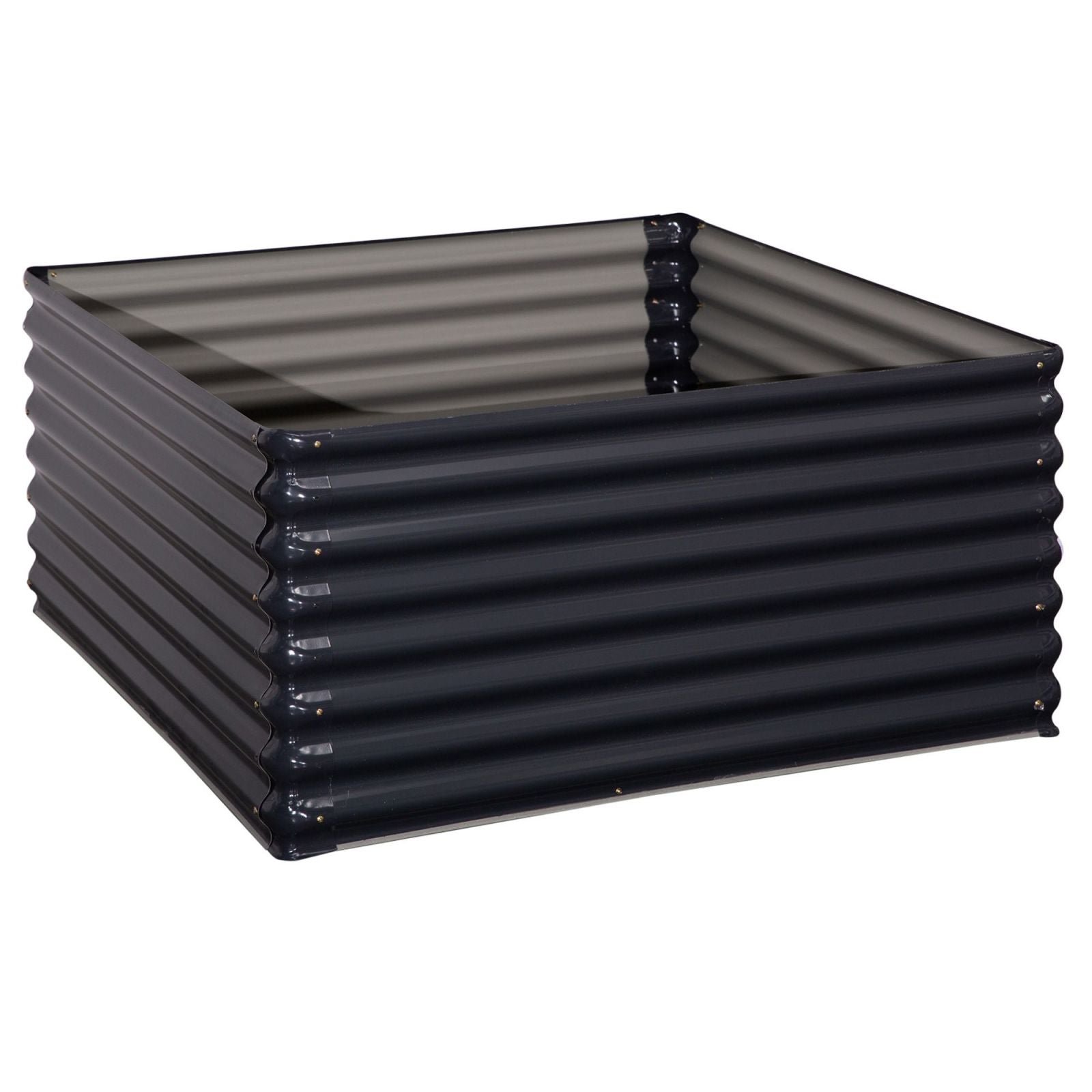 EASYCOMFORT 2-in-1 bed voor verlengde tuin en houtschuur in gegalvaniseerd staal