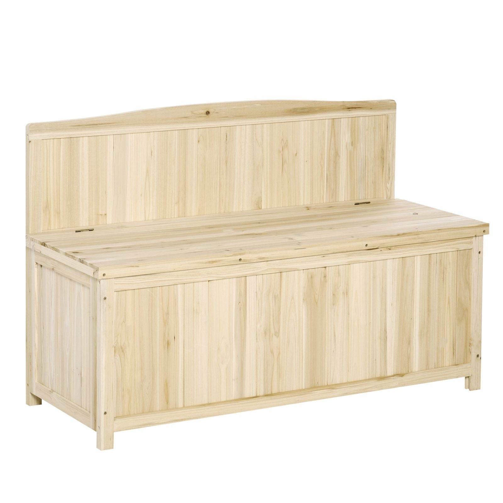 EASYCOMFORT Houten Tuinbank Buitencontainer met Rugleuning