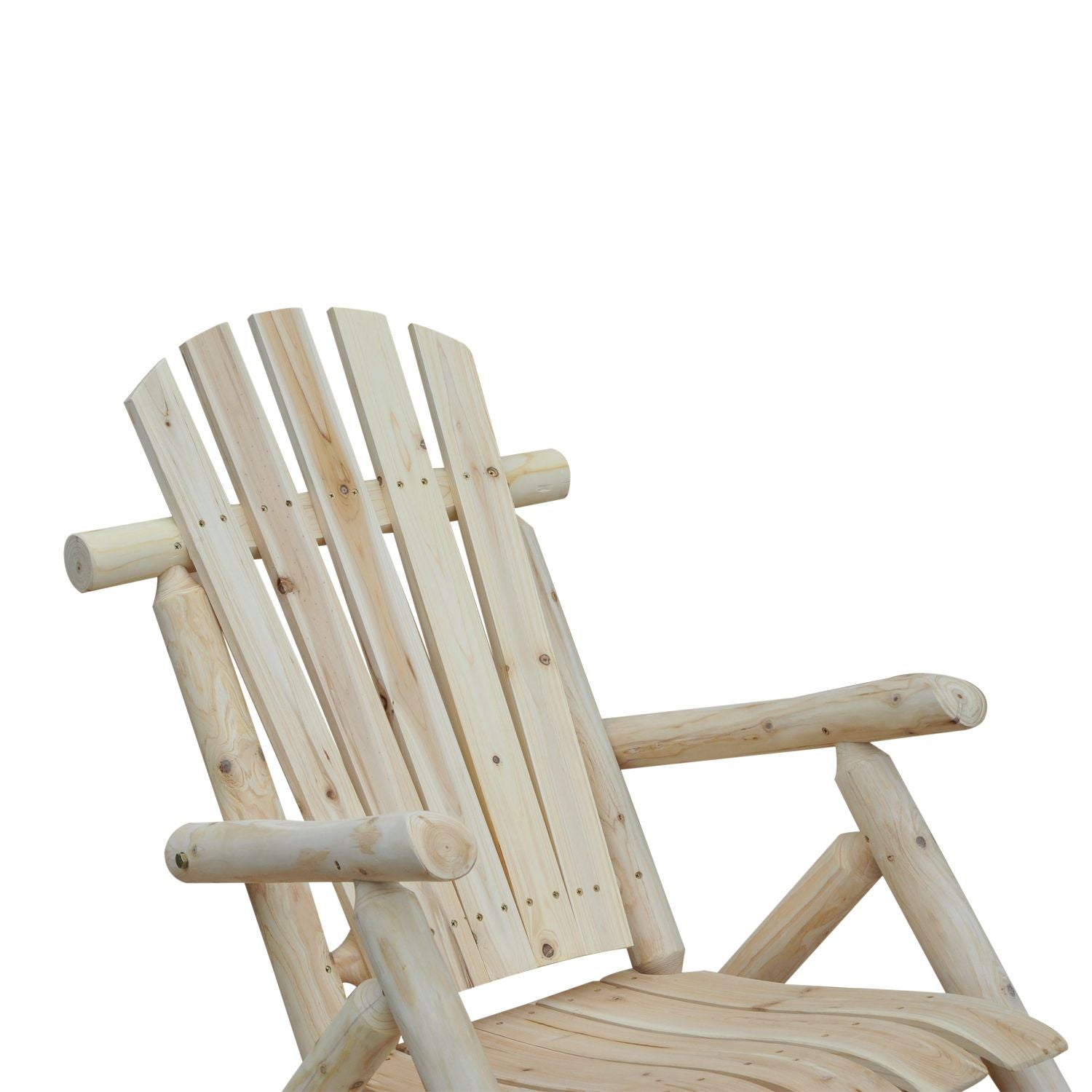 EASYCOMFORT Adirondack-stijl tuinschommelstoel in hout 66x96x98cm