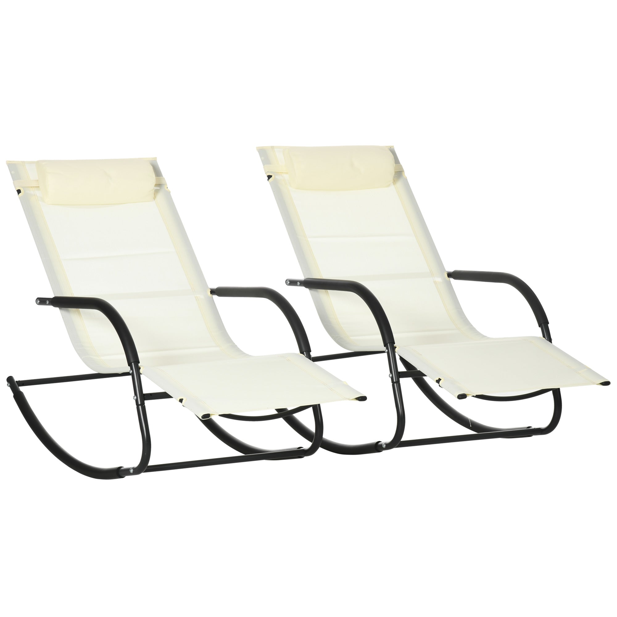 Easycomfort Set van 2 Bed tot Dondolo met tassen en armbanden, 67x144x87 cm, grijs en beige