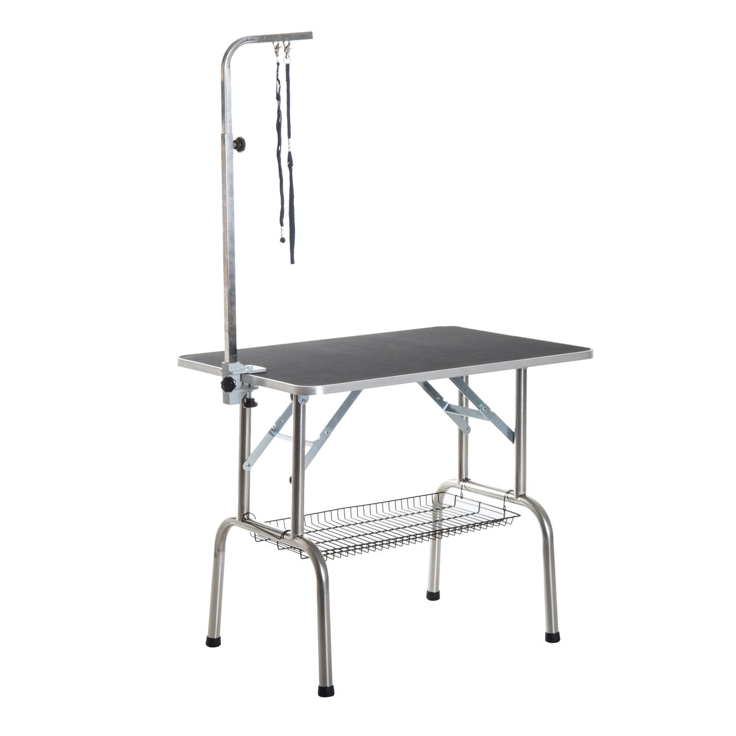 EASYCOMFORT Honden- en kattentrimtafel met mand, 91,5x61,5x77cm