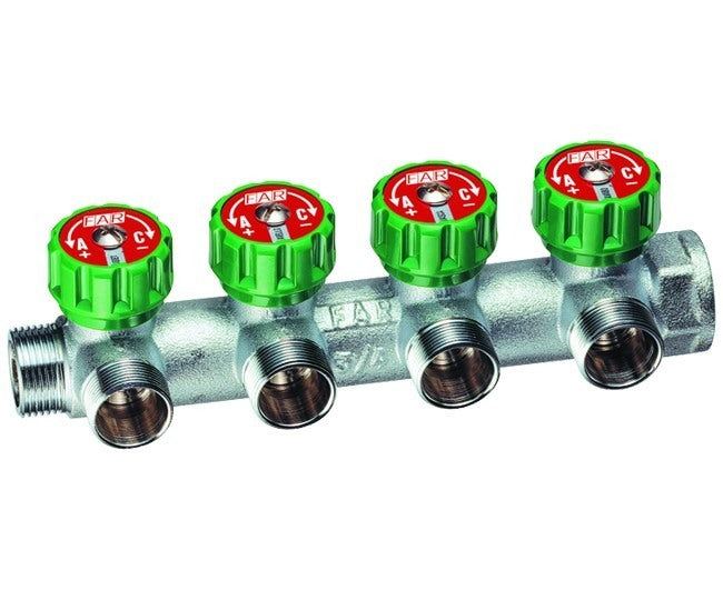 1x2-voudig verstelbare koperen S/CAL. VERZAMELAAR