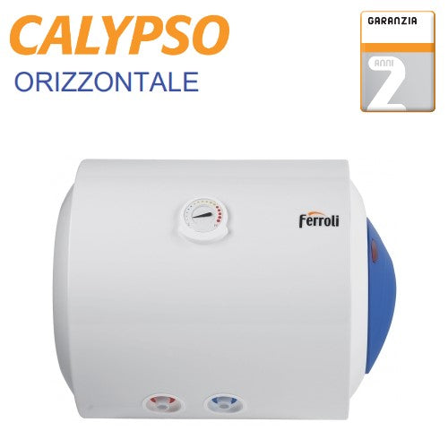 Ferroli Calypso 50 HO horizontale elektrische boiler 50 liter