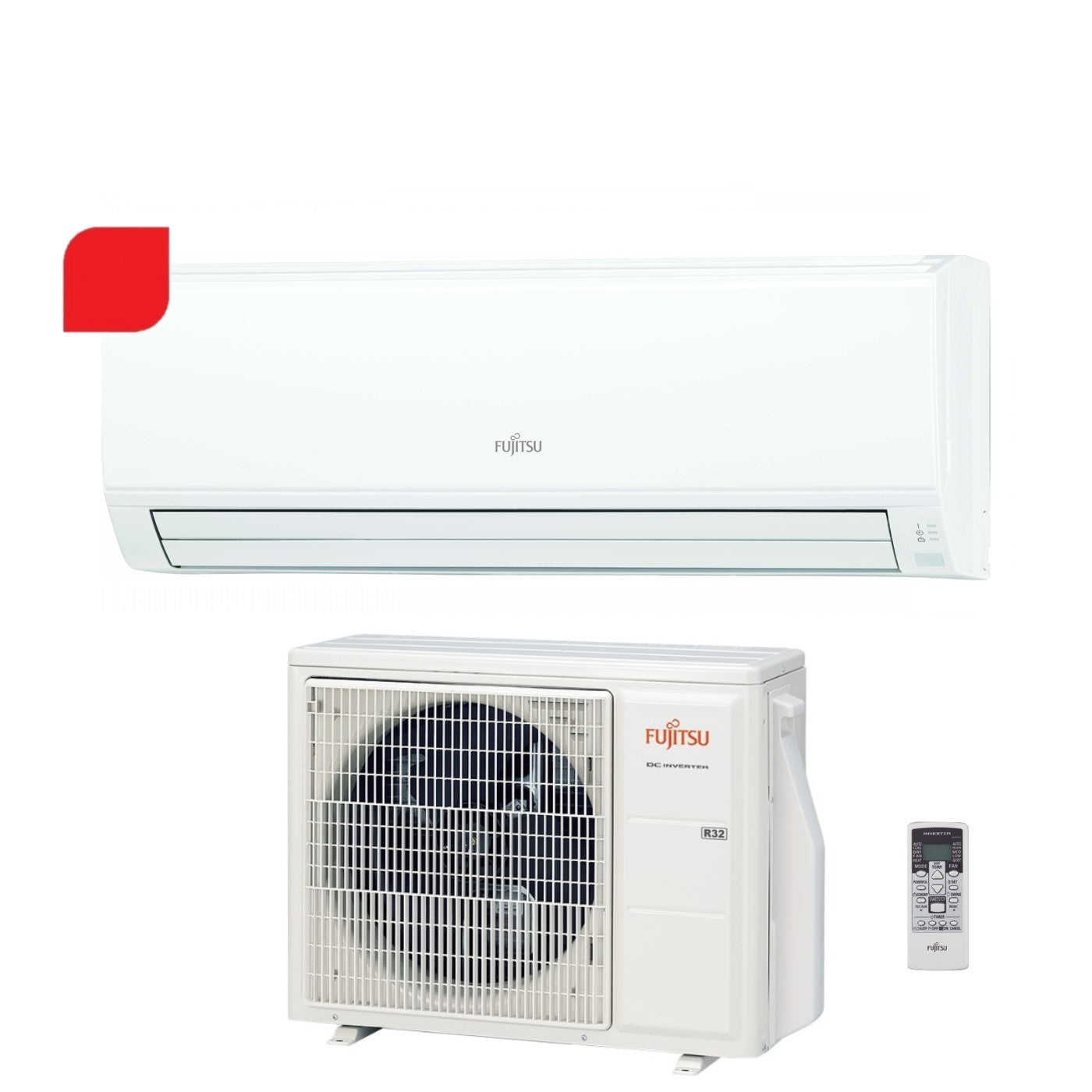 Fujitsu Inverter Airconditioner KL-serie 18000 Btu ASYG18KLCA R-32
