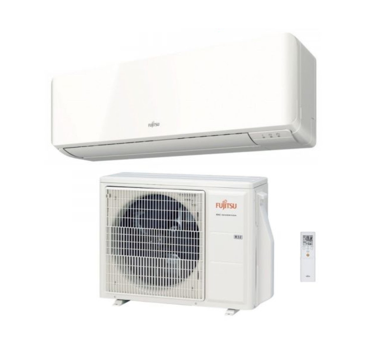 Fujitsu Inverter Airconditioner KM-serie Groot model 24000 Btu ASYG24KMTE R-32 3NGF7085 Wi-Fi Optioneel Klasse A++/A+
