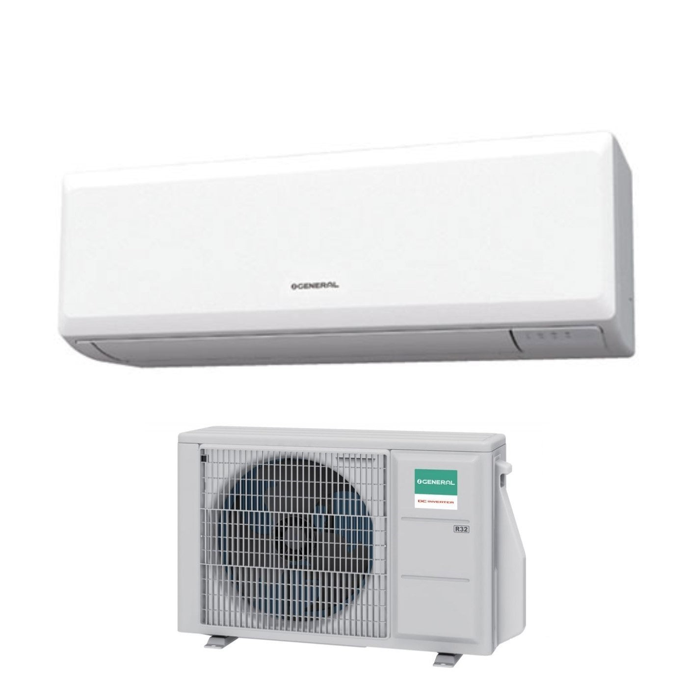 Algemene Fujitsu Inverter Airconditioner KPCA-serie 9000 Btu ASHG09KPCA R-32 Klasse A++/A+