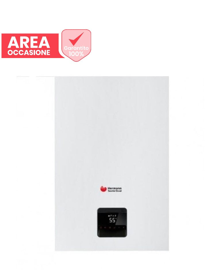 GEBIED Retouren Condensatieketel Hermann Saunier Duval THEMATEK CONDENS 24 AS/1 kW Methaan of GPL Volledige rookgasafvoer