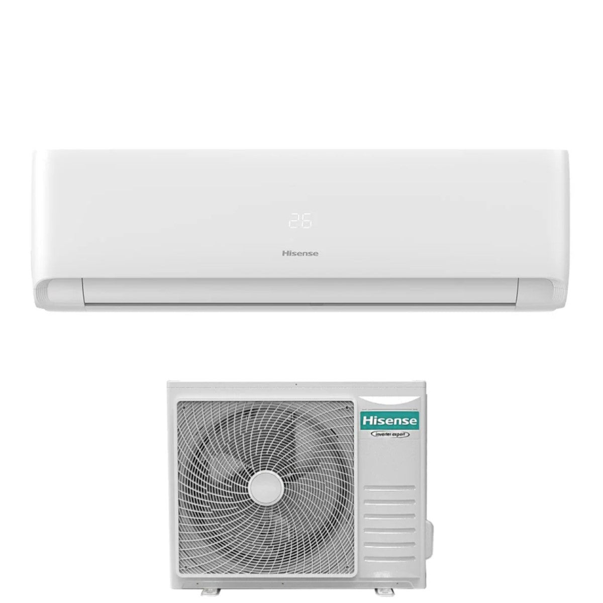 Airconditioner Hisense Inverter-serie ECOSENSE 12000 Btu KF35XR01G R-32 Wi-Fi geïnstalleerd