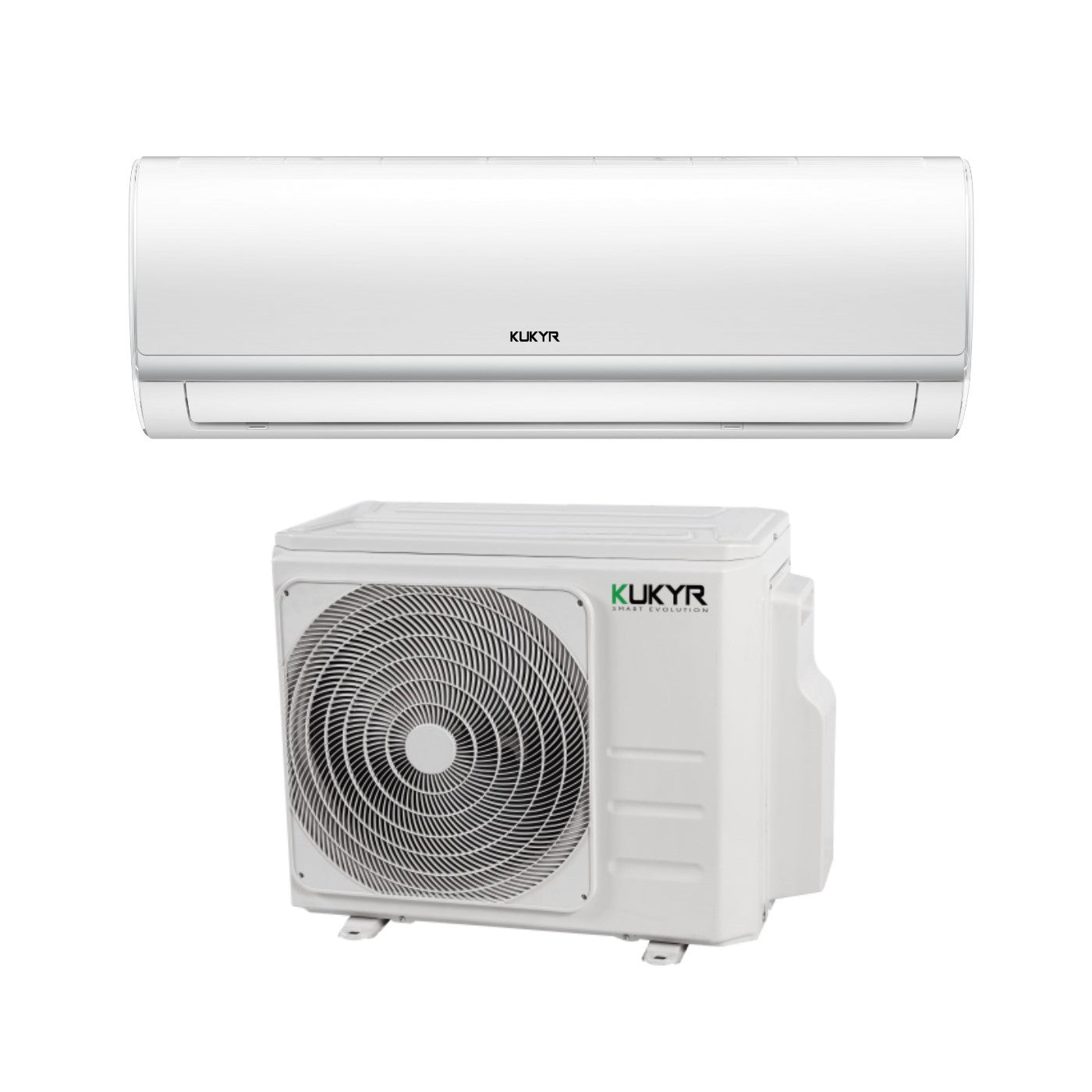 Kukyr Inverter Airconditioner SPRING-serie 9000 Btu SPRING-9 R-32 Wi-Fi Optioneel Klasse A++/A+