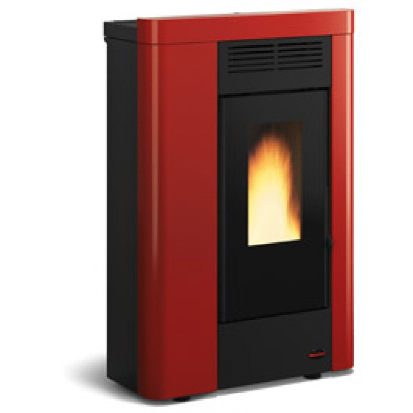 Pelletkachel La Nordica Extraflame Model ANNABELLA 8 kW Kleur Bordeaux Code 88955
