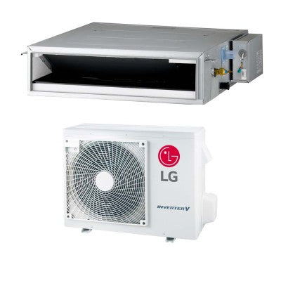 LG kanaal-airconditioner 12000 Btu CL12F / UU12WR R-32 A+/A+ compleet met draadloze bediening