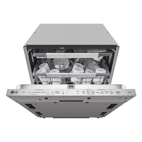 Lg Lg Serie 4 DB475TXS 14 Dekkingen Klasse A (A81,5xL59,8xP55,4) QuadWash ThinQ Alexa Google Assistent Roestvrij staal