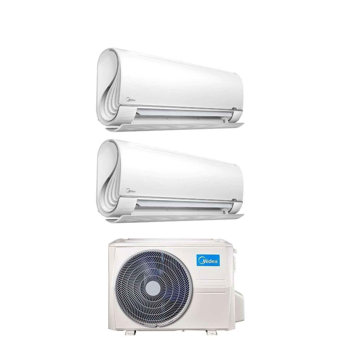 Midea Dual Split Inverter Airconditioner BreezeleSS+ 9+12 serie met M2OG-14HFN8-Q R-32 Geïntegreerde Wi-Fi 9000+12000 - Nieuw