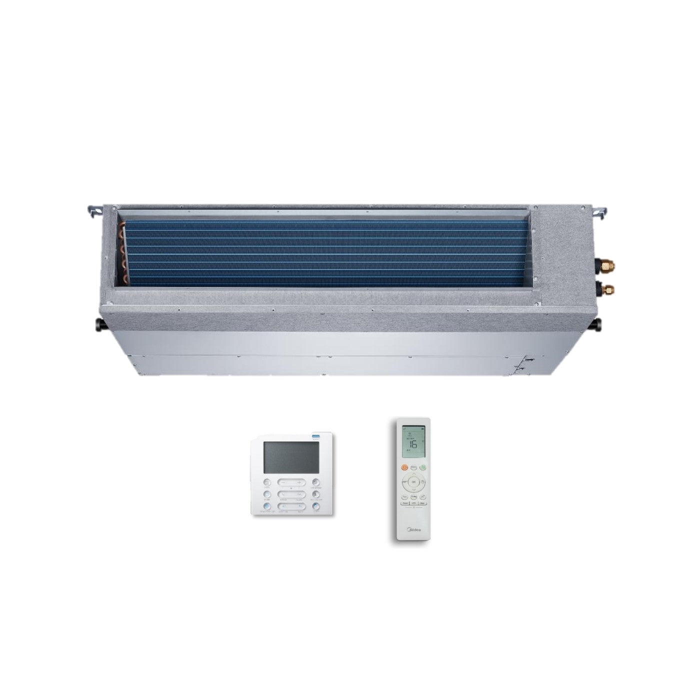 Interne kanaliseerbare eenheid Midea 12000 Btu MTIU-12HWFNX R-32 Wi-Fi Optioneel Telecommunicatie en draadbediening inbegrepen