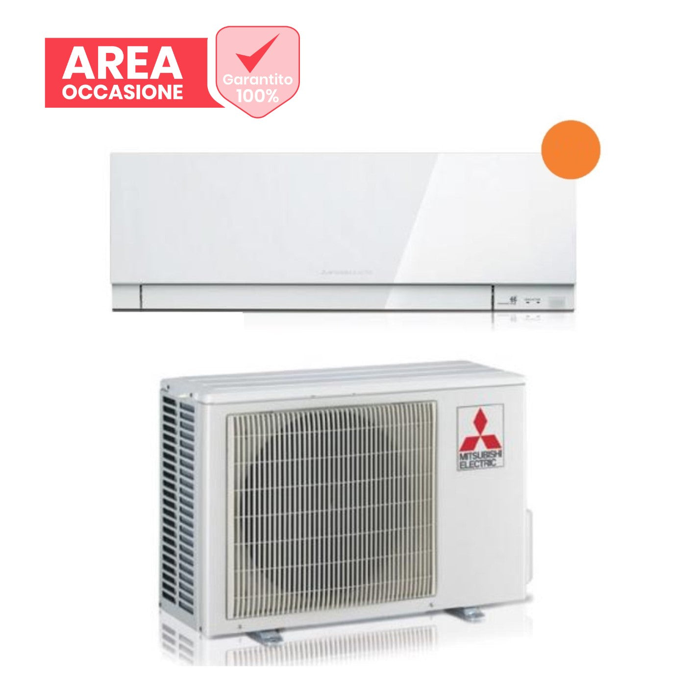 Retouren IN DE GEBIED Airconditioning Mitsubishi Elektrische Inverter KIRIGAMINE ZEN WIT 15000 Btu MSZ-EF42VGKW R-32 Geïntegreerd Wit Wi-Fi