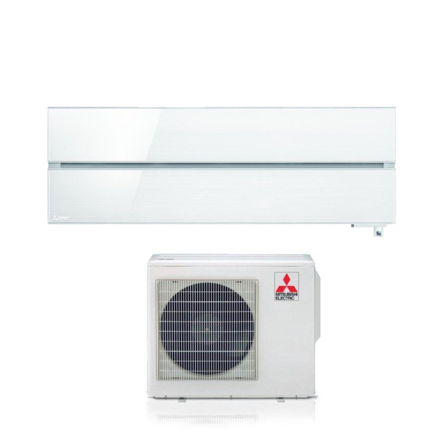 Airconditioner Mitsubishi Electric Inverter Serie Kirigamine Style 12000 Btu MSZ-LN35VGW Wit R-32 Wi-Fi Geïntegreerd Massief Wit