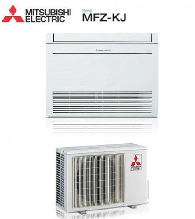 MITSUBISHI ELEKTRISCHE OMVORMER PAVIMENTO MFZ-KJ50VE 18000 BTU