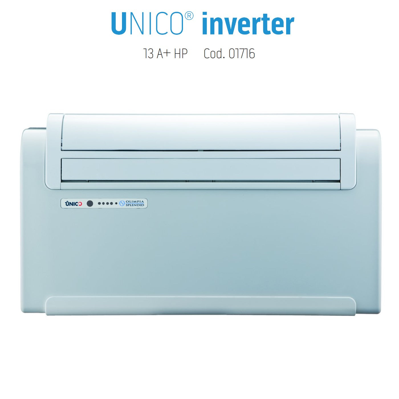Olympia Splendid Inverter Airconditioner UNICO-serie 13 pk 9000 Btu R-410 Wi-Fi optioneel Code 01716