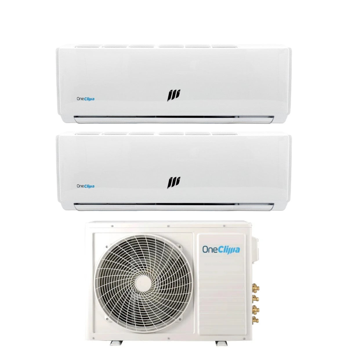 Airconditioner OneClima Dual Split Inverter Serie PRO 12+12 met MLT27x3/Y24 R-32 Wi-Fi Optioneel 12000+12000