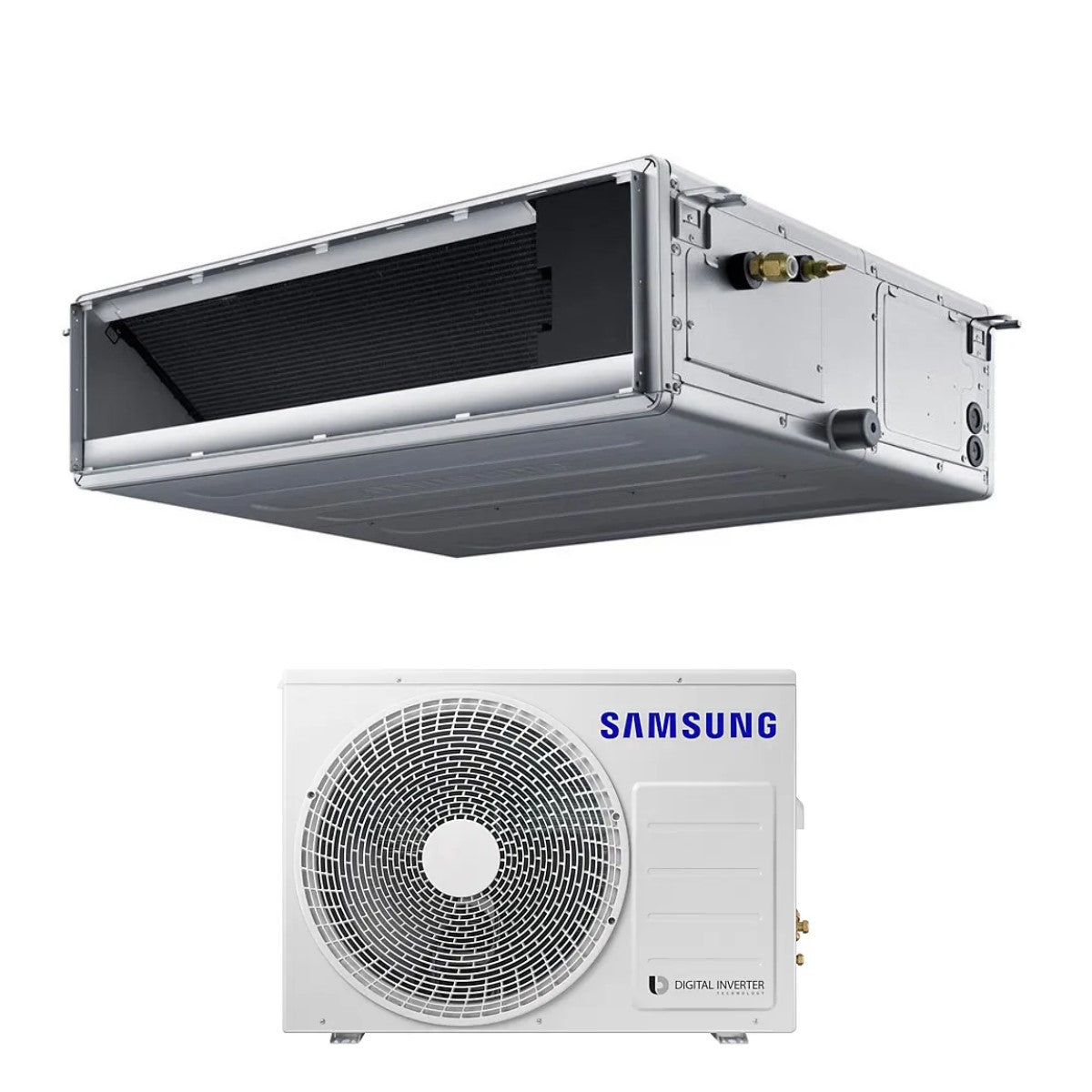 Airconditioner Samsung Inverter Gekanaliseerd Kanaliseerbaar Mediaprevalentie 18000 Btu AC052RNMDKG/EU R-32 Wi-Fi Optioneel Klasse A++/A+