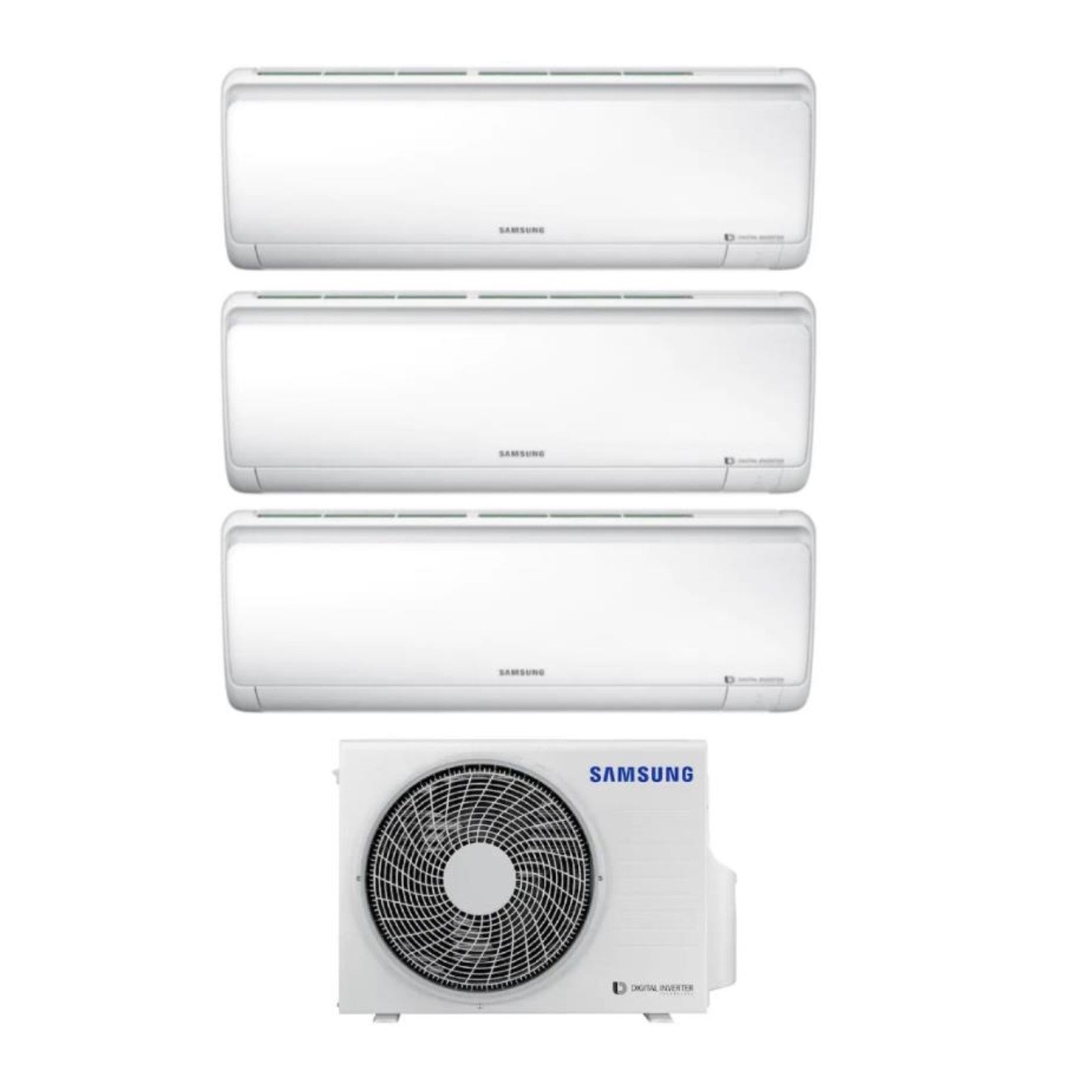 Samsung Trial Split Inverter Airconditioner MALDIVES QUANTUM 9+9+9 serie met AJ068MCJ R-410 9000+9000+9000