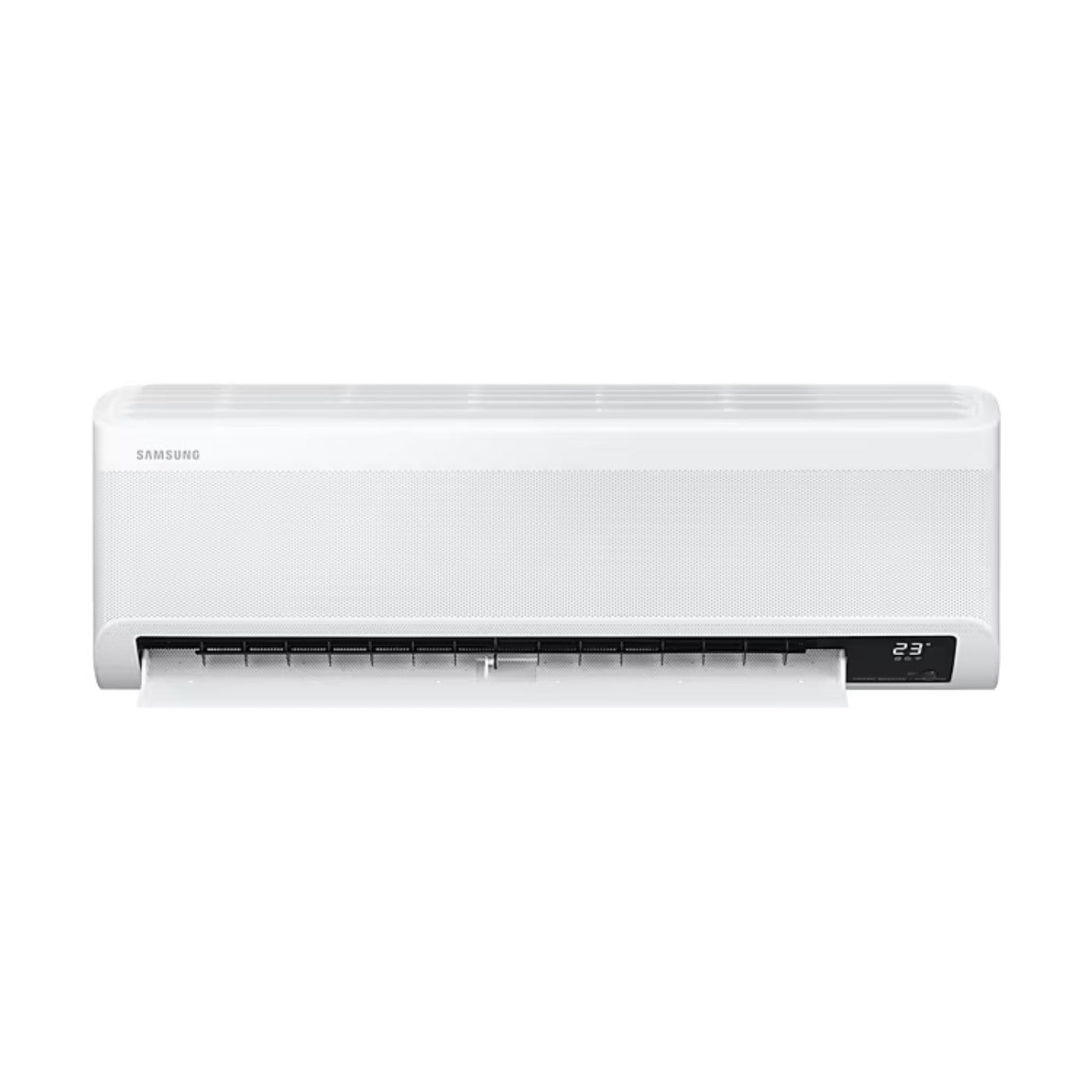 Interne en wandunit Samsung-serie WINDFREE ELITE 12000 BTU AR12CXCAAWKN R-32 Wi-Fi geïnstalleerd