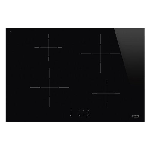 Kookplan Inductie Smeg Universal Si2741D 4 Porties (L75xP51) Glaskeramiek Zwart