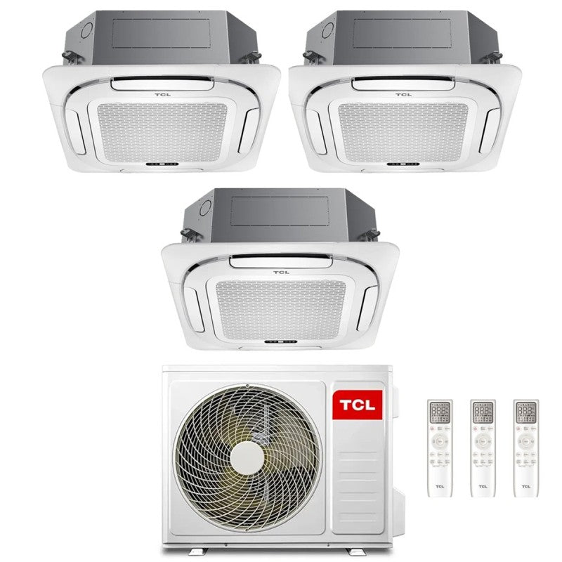 Cassetta 4 Vie TCL Compact Trial Split 9+12+12 met MT3240 R-32 Wi-Fi Optioneel